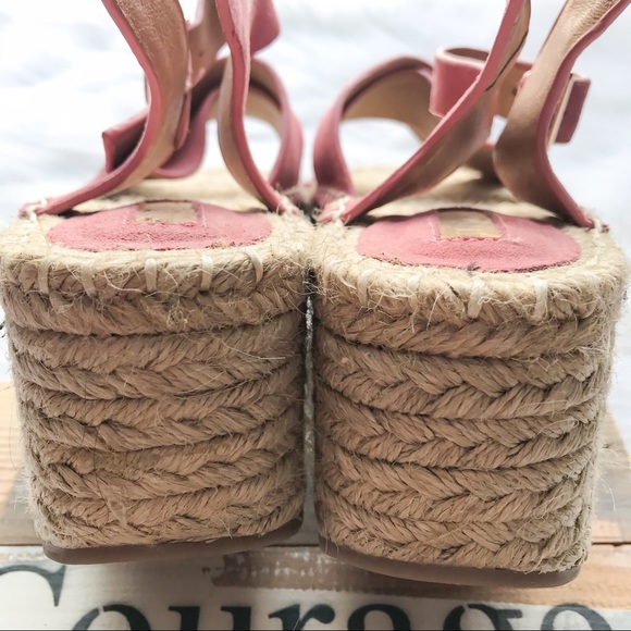 TOPSHOP Wolf Platform Espadrilles Flatform Pink 38 - Picture 4 of 7